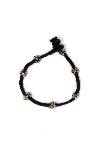 Handcrafted Black Thread Tribal Anklet